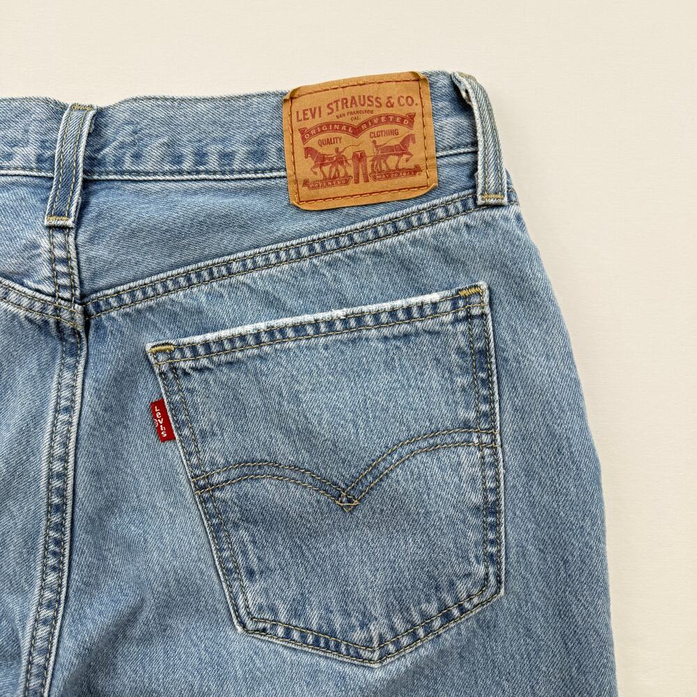 Levi's Low Pro Straight Jeans W28 Light Wash 90s Y2K Vibes Straight Leg - Picture 7 of 14